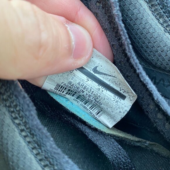 2019 Nike Air VaporMax Ghost Black Size 8 - Picture 10 of 10